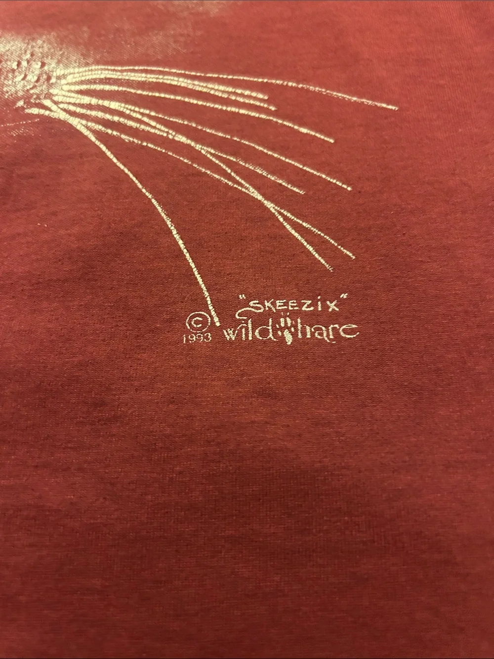 Vintage screen stars Red Cat Graphic Tee by - Soft Cotton Pet Shirt
